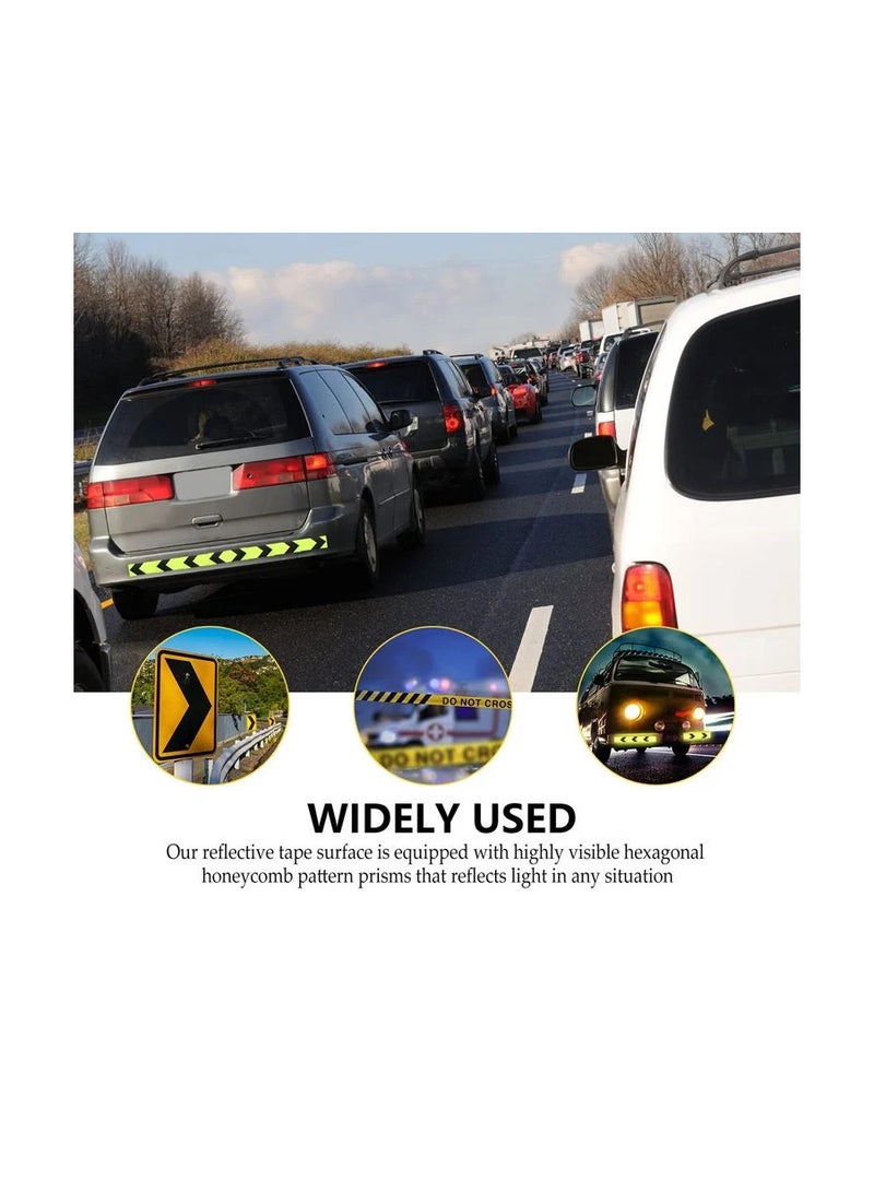لفة لاصقة عاكسة للضوء ليلا عالية اللصق لفة لاصقة عاكسة 5 سم 25 متر - Image 4