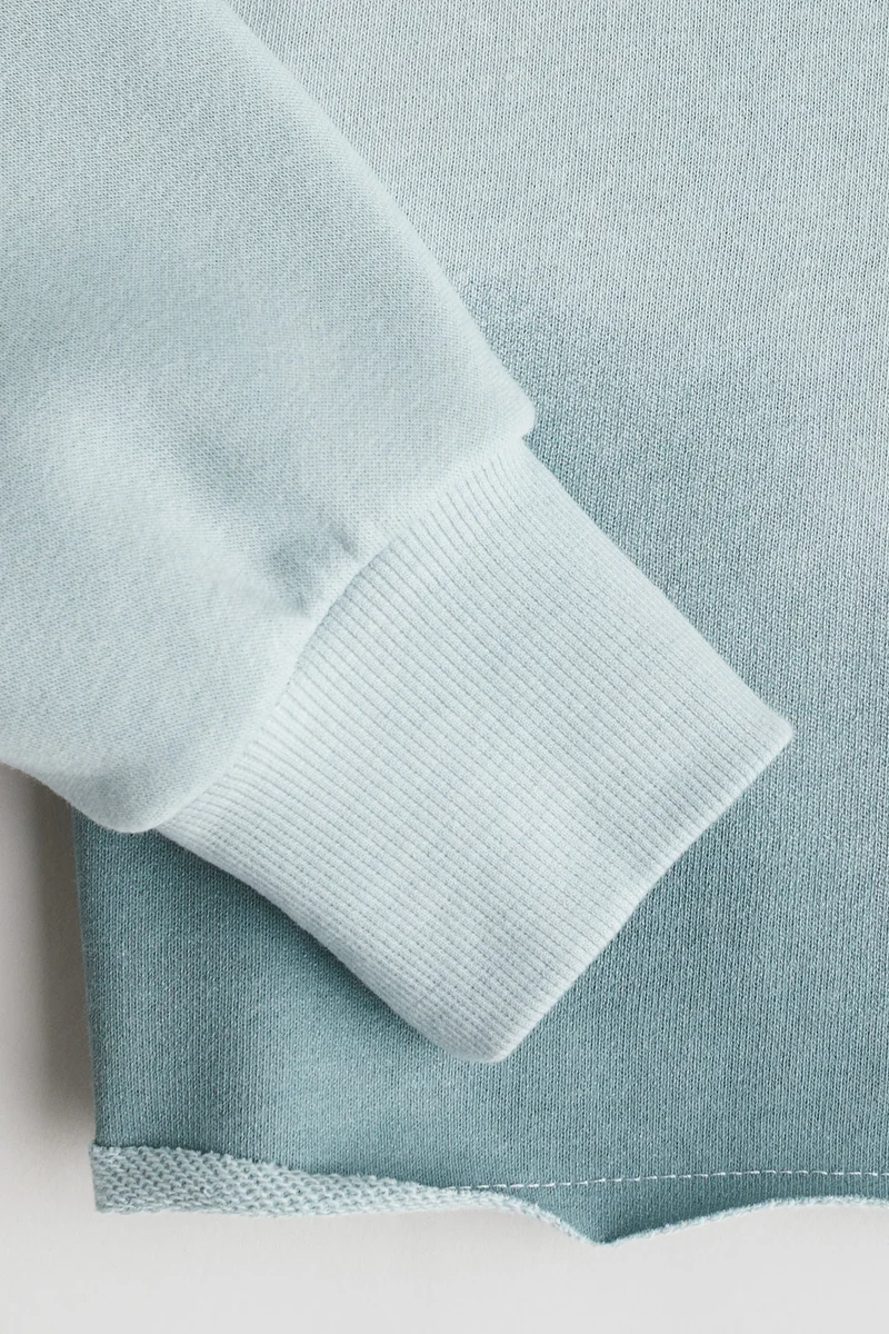 H&M Printed cropped hoodie