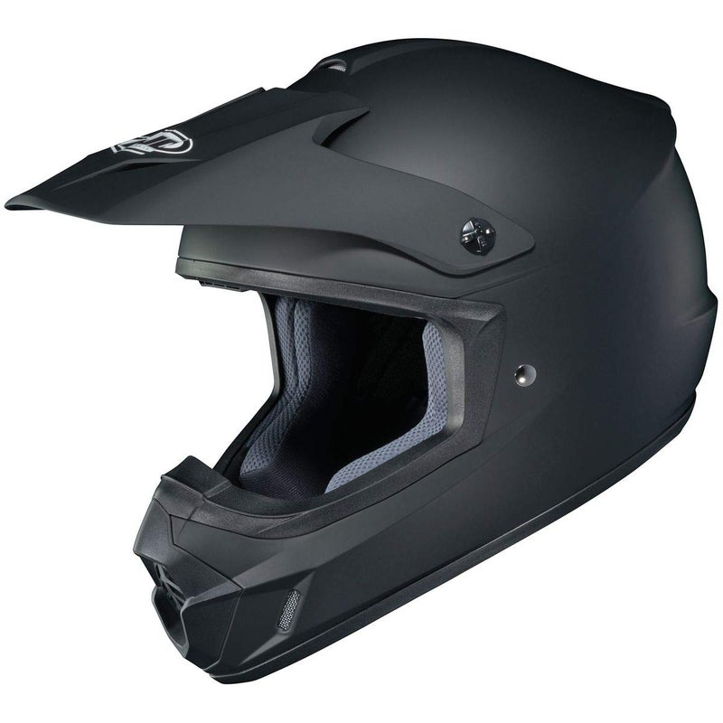HJC Solid Adult CS-MX 2 Dirt Bike Motorcycle Helmet - Matte Black / Medium - Image 5