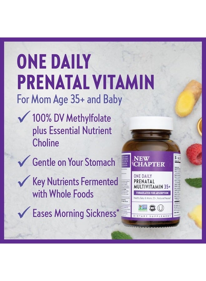 New Chapter Prenatal Vitamins, One Daily Prenatal Multivitamin Enhanced for Age 35+ with Methylfolate + Choline for Healthy Mom & Baby, Gluten Free & Non-GMO- 90 ct - Image 4
