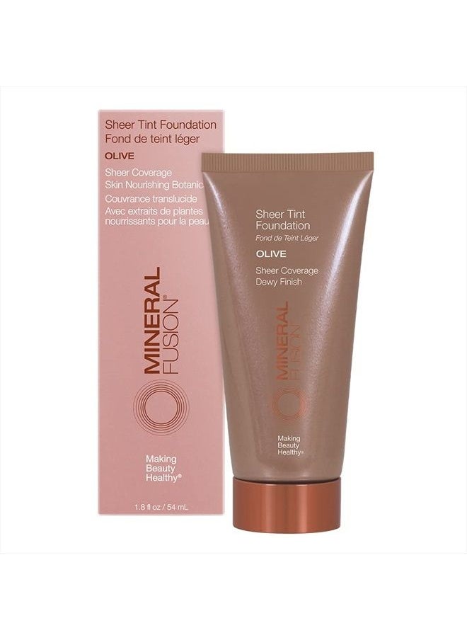 Mineral Fusion Sheer Tint Foundation, Olive, 1.8 Oz  - Image 1