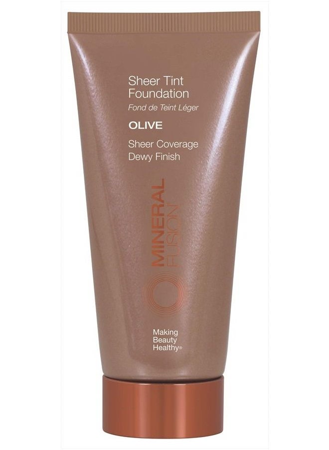Mineral Fusion Sheer Tint Foundation, Olive, 1.8 Oz  - Image 3