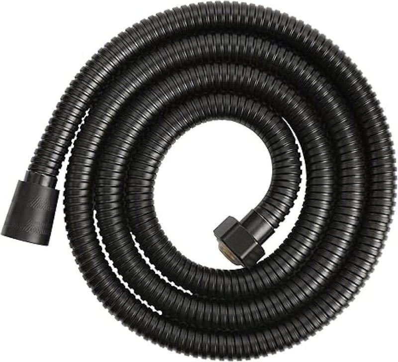 Shower Hose Shower Hose Replacement, Stainless Steel Chrome Plated Silver Multiple Sizes(2M) - Image 1