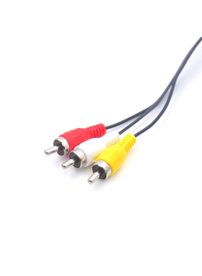 Three-in-one Set-top Box AV Line 3.5mm Digital Audio Line Aux Video Adapter Line 1 Meter 0.65 Meters 1.5 Meters-Length:1 M  - Image 3