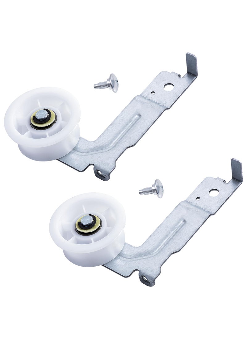 BlueStars [Upgraded Dual Ball Bearings] BlueStars DC93-00634A Dryer Idler Pulley with Sturdy Clip – Compatible with Samsung Dryers - Replaces DC96-00882B DC96-00882C AP4373659 PS11771601-2 Packs  - Image 1