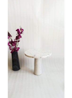 R&M R&M RM White 12inch Marble Coffee Table from Rameshwaram Marble for Living Room, Bedroom Office Utility Decor  - Image 2