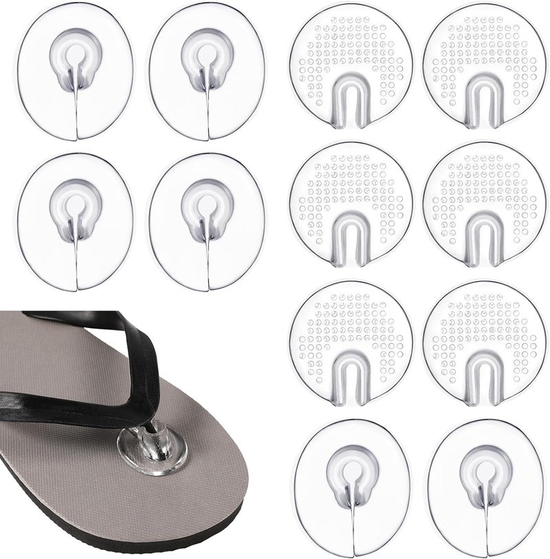 6 Pairs Silicone Sandal Toe Protectors Forefoot Padding Inserts for Slipper Protectors Toe Posts Protectors for Women