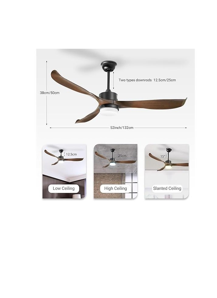 SUN SHINE - Ceiling Fan with Lights and Remote - Image 1