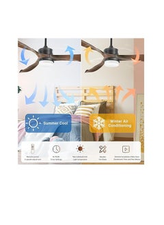 SUN SHINE Ceiling Fan with Lights and Remote  - Image 2