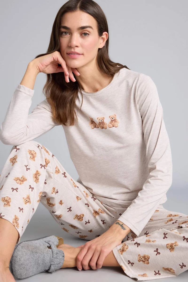ديفاكتو 2 piece Regular Fit Printed Pyjamas Set