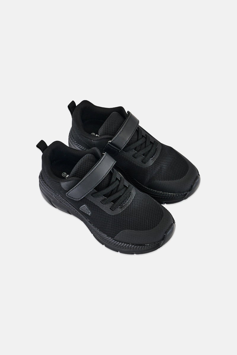 RBX Kids Girl Velcro Closure Shoes, Black - Image 3