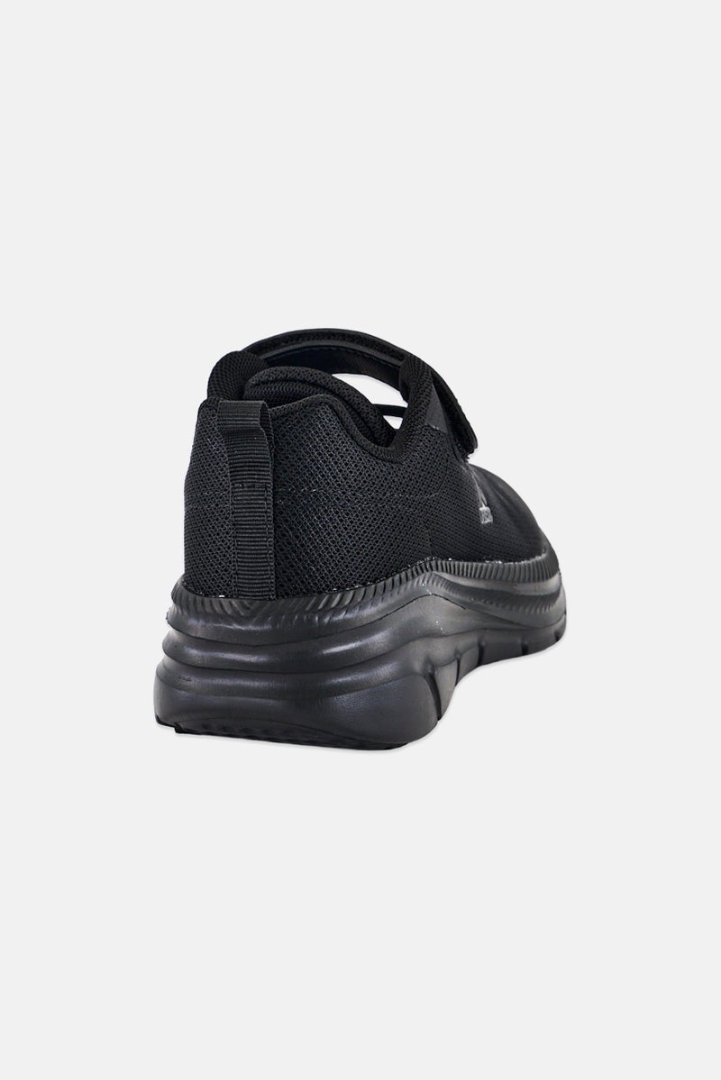 RBX Kids Girl Velcro Closure Shoes, Black - Image 4