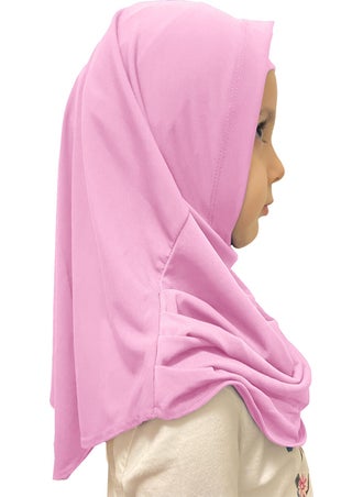 İhvan Online Ihvan Online Practical Ready-to-wear Children's Scarf Light Powder  - Image 2