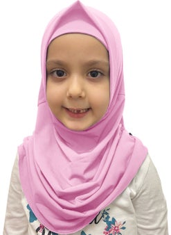 İhvan Online Ihvan Online Practical Ready-to-wear Children's Scarf Light Powder  - Image 1