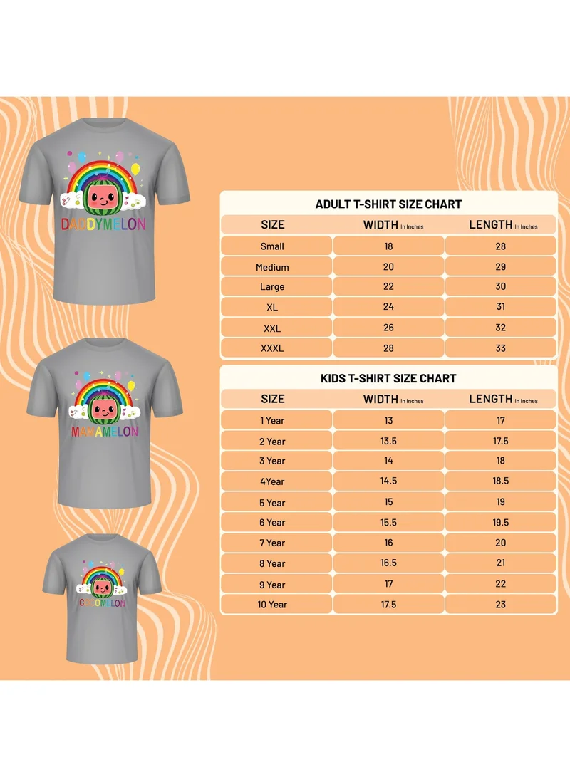 Matching Family Outfits  Matching Family Outfits Cocomelon Birthday Family T-Shirts – Matching Outfits for Kids & Parents – Soft 100% Cotton Regular Fit Tee – Perfect for Themed Birthday Parties, Boys & Girls – Comfortable & Skin-Friendly  | Best Price UAE