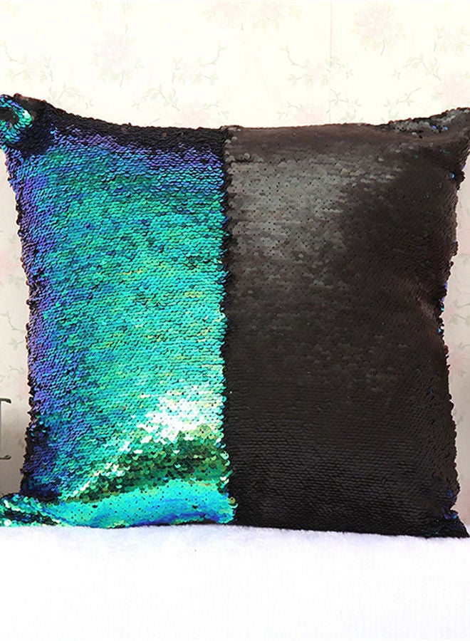 غطاء وسادة ديكور مزين بالترتر متعدد الألوان 45x45سنتيمتر