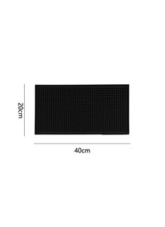 Dish Drying Silicone Coffee Rubber Bar Service Spill Mat Black