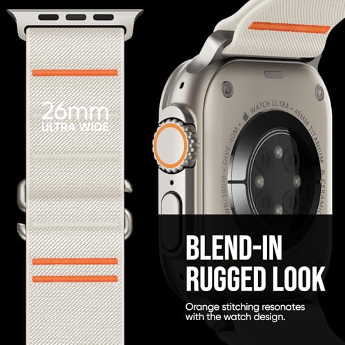 Suitisbest Sport Bands Compatible with Apple Watch Ultra Band 49mm 46mm 45mm 44mm 42mm Men Stretchy Nylon Sport Loop Strap with SHook for iWatch Series 11 10 9 8 7 6 5 4 3 2 1 SE 3 2 1 Ultra 3 2 1 - Image 3