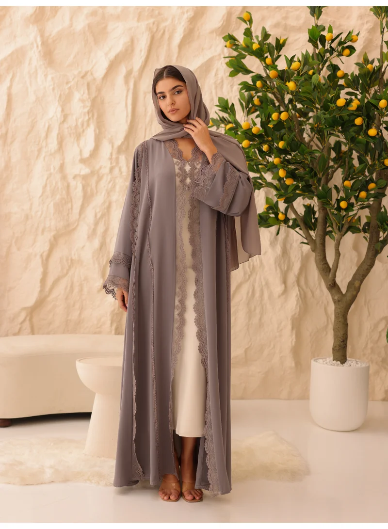 Intricate Dusk Embroidered Abaya