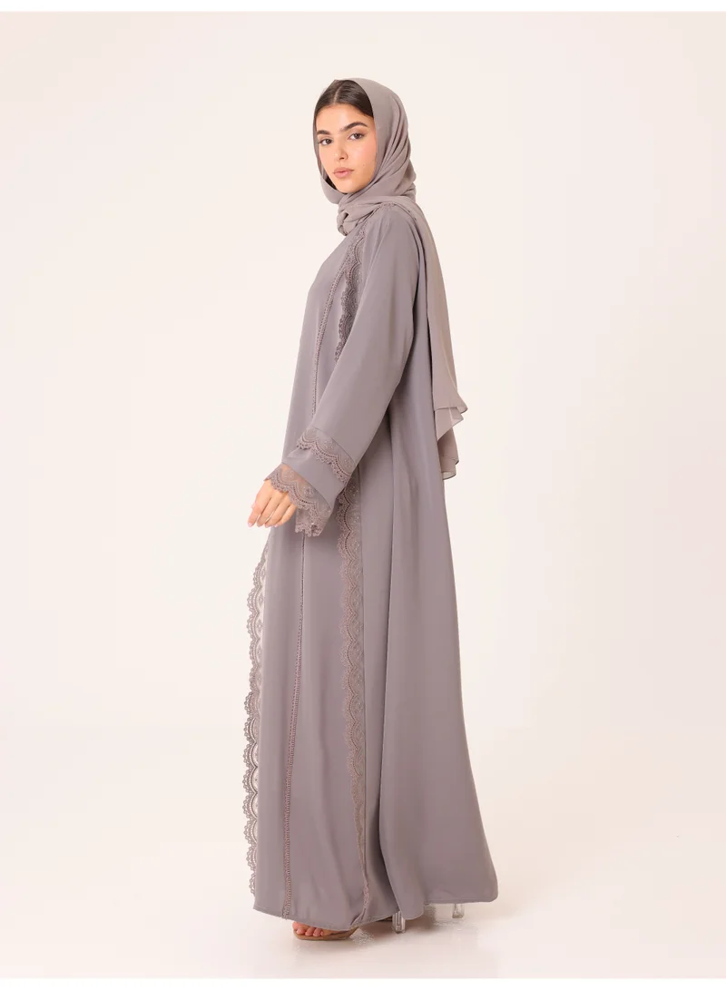 IKKXA Intricate Dusk Embroidered Abaya