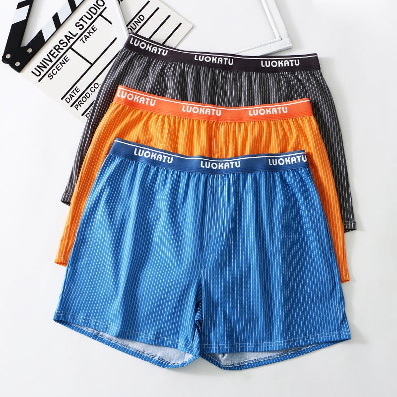High Quality Arlo Pants Loose Men'S Underwear Plus Size Summer Cotton Comfortable Breathable Four Corner Pajama Pants Sale - Image 3