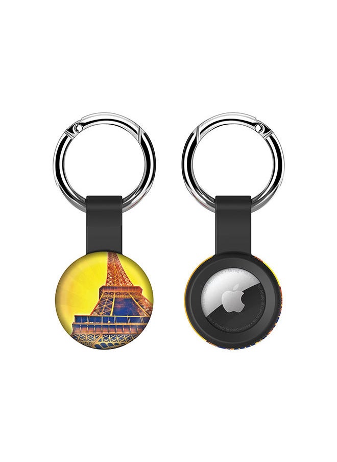 Stylizedd Airtag Case Metal Key Ring with Tough Case for Apple Airtag cover - Paris Heights  - Image 1