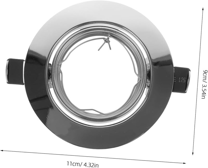 حلقة الإضاءة الفضية البارزة غطاء ضوء LED لتركيبات السقف - Image 3