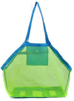Daytoyz Large Mesh Bag Beach Bag Children's Toy Storage Mesh Bag Foldable Large Children's Toy Orange Bag, Keep Away From Sand and Water, Perfect for Children's Toys  - Image 1