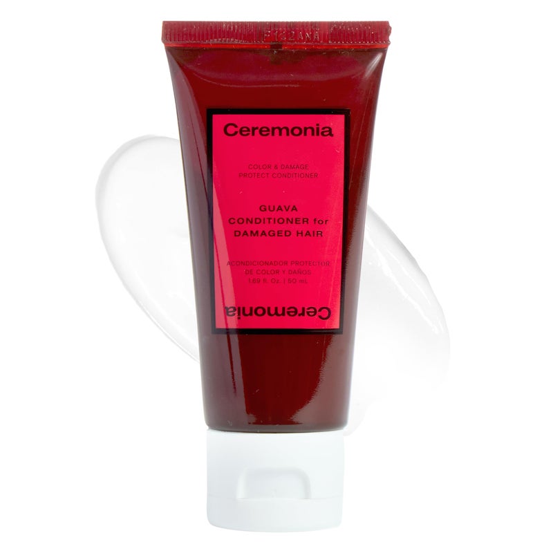 Ceremonia Guava Protect & Repair Conditioner with Aloe Vera for Damaged and Color Treated Hair, 1.69 Fl. Oz. | 50 Ml. - Image 1