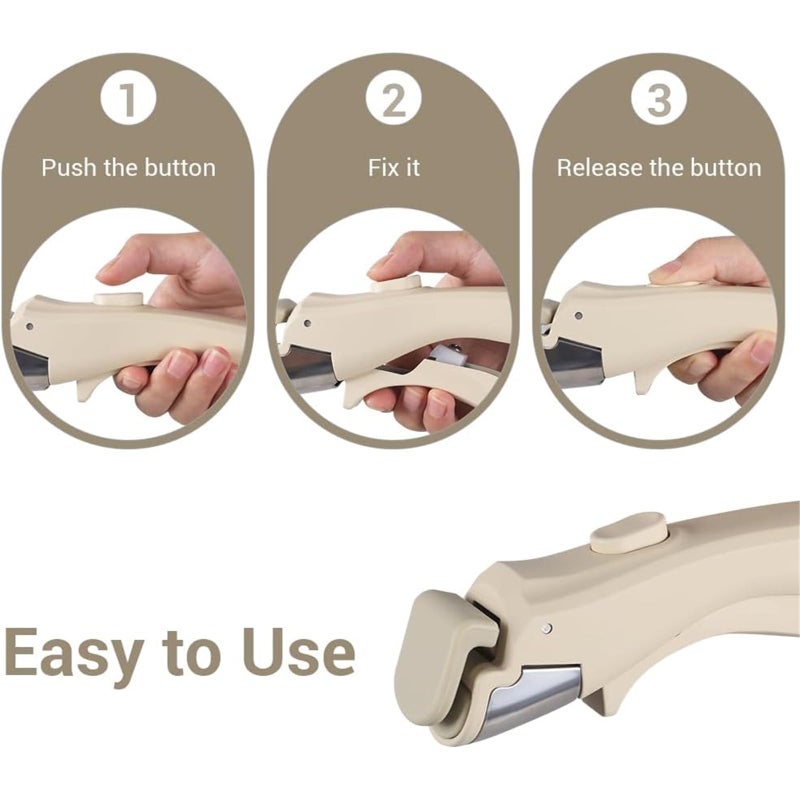 Universal Non Stick Pan Removable Anti Scalding Handle Replacement Beige - Image 5