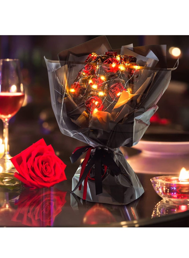 واي آند دي Flower Bouquet Building Block Kits Artificial Flowers Botanical Collection Mini Toys for DIY Gift Rose Decoration - Image 5