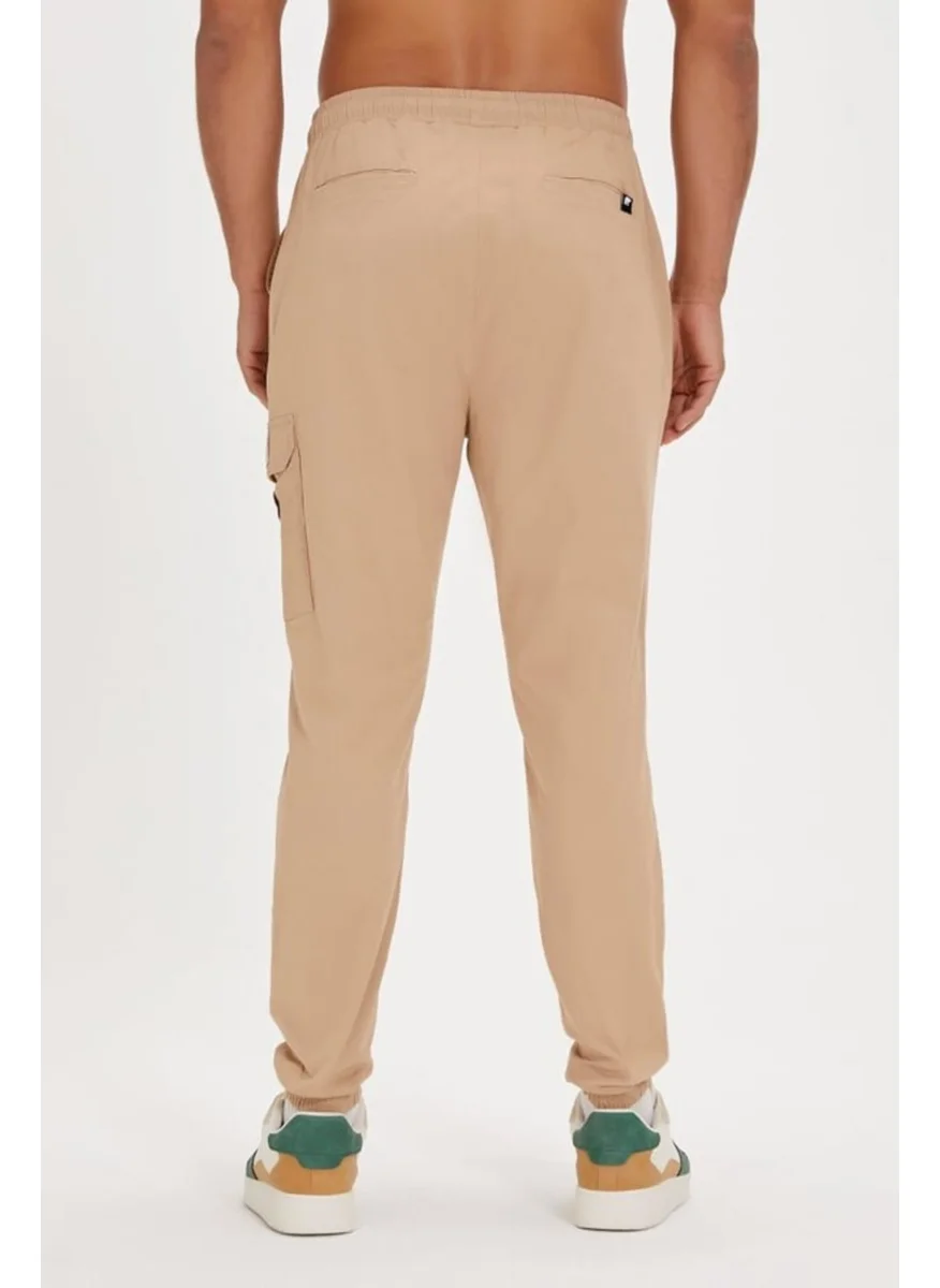 Bad Bear Kylian Men's Beige Canvas Pants - 24.01.16.002