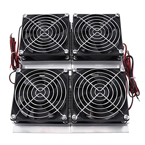 Hilitand Thermoelectric Cooler Peltier, 12V 240W Semiconductor Refrigeration Cooling System Cold Plate Cooler with Fan - Image 1