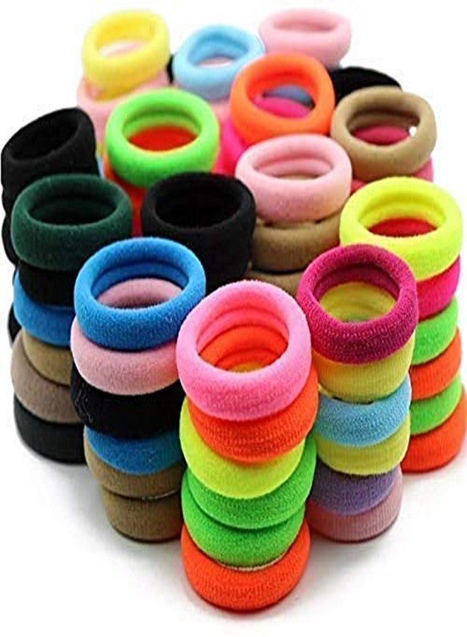 HRBS Hair Ties/Rubber Bands for Girls/Women/Ladies - Multi Colors- Random Designs Rubber Bands for Ponytail, Chutiya, Hair Tieups, Hair Designs, Hair Ponytails, Long Hairs Rubber Band- Pack of 5 - Image 1