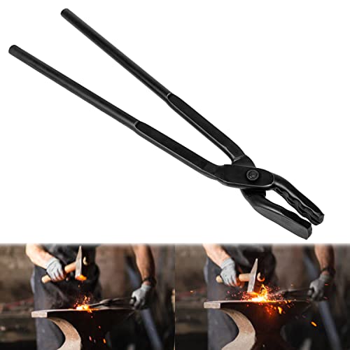 Blacksmith Tongs Wolf Jaw Blacksmithing Tool for Beginner  Professional Blacksmiths Bladesmiths  Craftsmen 16 in