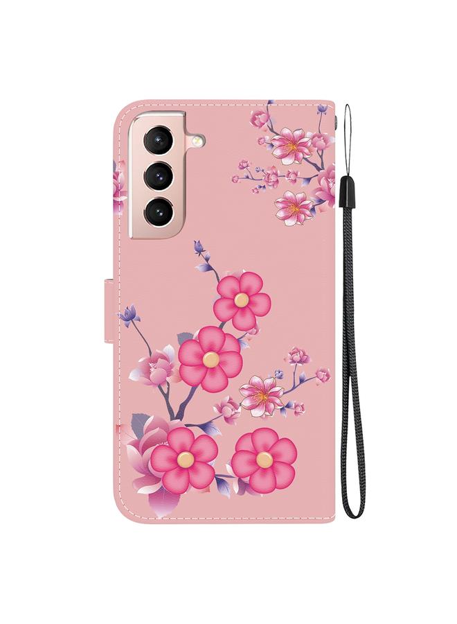 S-TOP Case For Samsung Galaxy S21 5G Crystal Texture Colored Drawing Leather Phone Case - Image 3