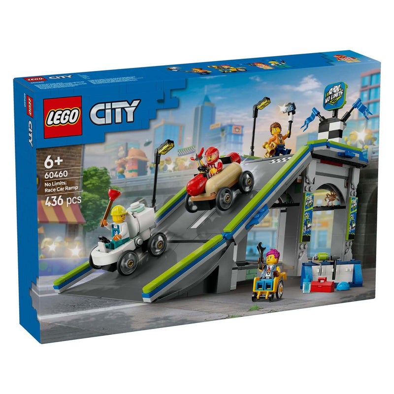 LEGO - City No Limits: Race Car Ramp Track 436 Pieces - 60460 - Image 1