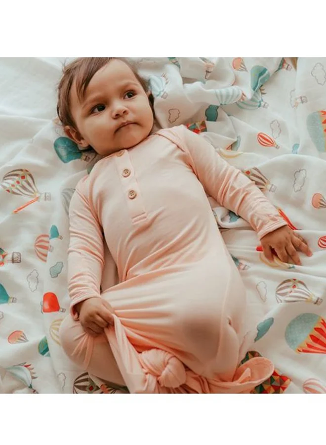 Anvi Baby Anvi Baby - Set of 3 Organic Bamboo Swaddle Planets & Balloons