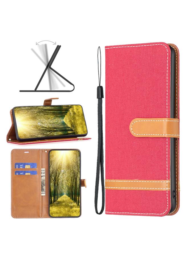 S-TOP Case For Nokia G11 / G21 Color Matching Denim Texture Horizontal Flip Leather Case - Image 1