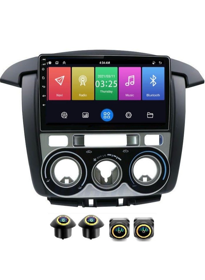 SHEZA STAR Android Car Stereo for Toyota Innova 2011-2015 4GB RAM 64GB ROM Support Carplay, M-Link Wi-Fi BT, Radio GPS, 9 Inch IPS.QLED, interface, Screen with 360D Camera Included - Image 1