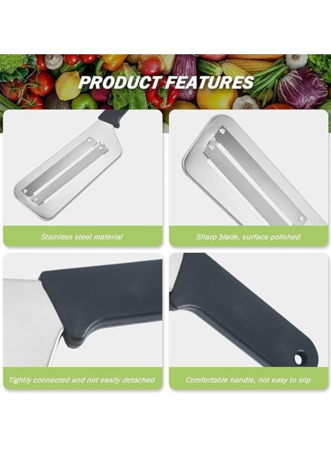 Spaceshoop Cabbage Shredder Kitchen Grater Slicer Stainless Steel Knife Fruit Chopper Grater for Kitchen Shredder for Cabbage Cutter - Red Cabbage Shredder for Cabbage Slaw Chopper Knife  - Image 3