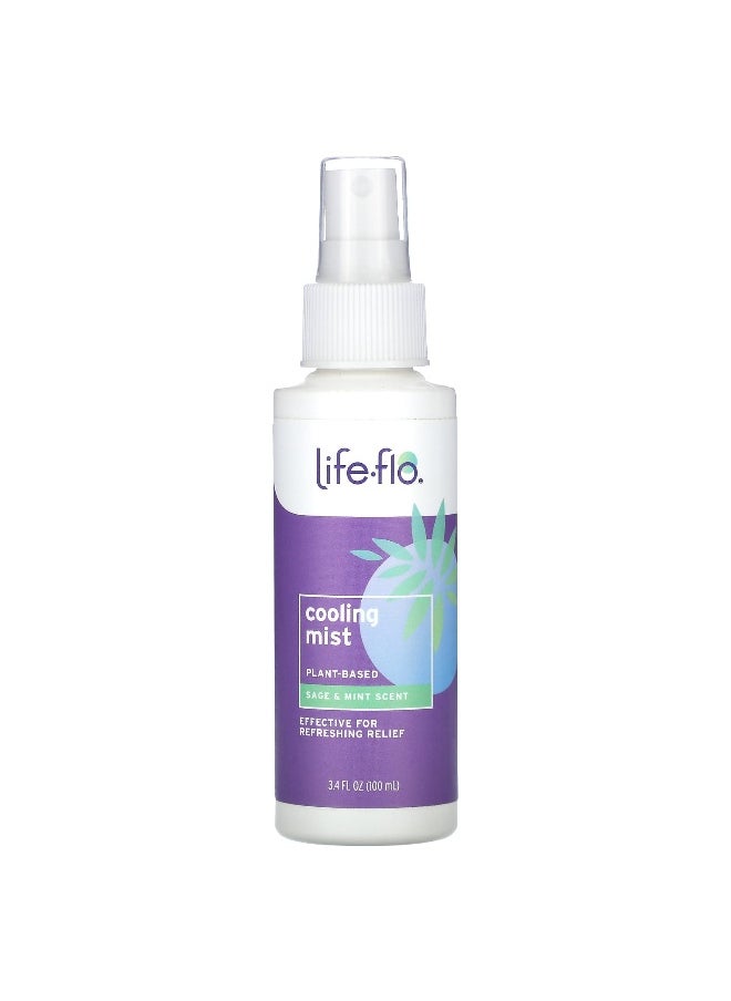 Life-flo Life-flo, Cooling Mist, Sage & Mint Scent, 3.4 fl oz (100 ml)  - Image 1