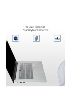 Generic غطاء لوحة مفاتيح شفاف من مادة TPU متوافق مع هاتف Huawei Matebook X Pro 2022 (14.2 بوصة)/ Matebook 16s/ 14s/ 13s وHuawei Matebook D14 2023، غطاء حماية رفيع للغاية ولوحة مفاتيح  - Image 2