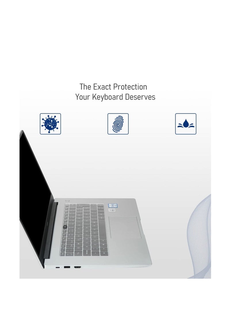 Generic - غطاء لوحة مفاتيح شفاف من مادة TPU متوافق مع هاتف Huawei Matebook X Pro 2022 (14.2 بوصة)/ Matebook 16s/ 14s/ 13s وHuawei Matebook D14 2023، غطاء حماية رفيع للغاية ولوحة مفاتيح - Image 1