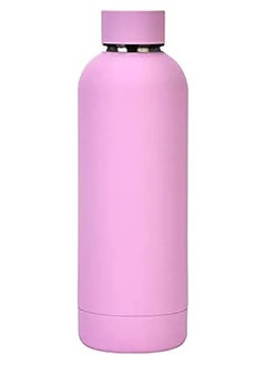 Double Wall Insulated Stainless Steel Sports Water Bottle with Handle, Leak Proof Water Bottle, 500ml