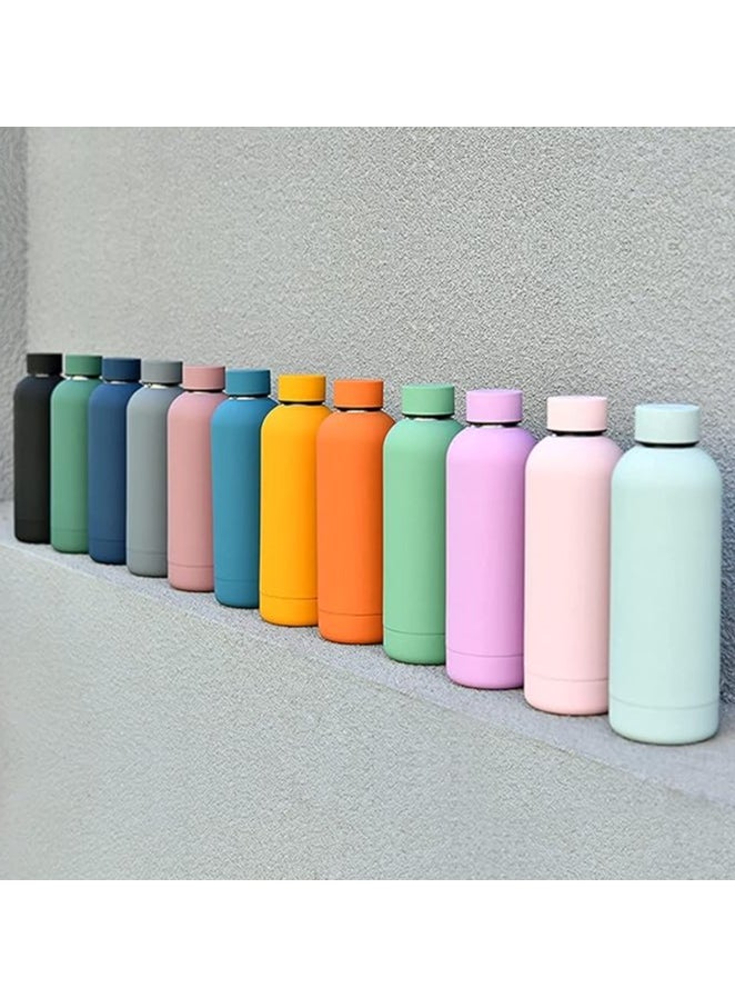 Generic - Double Wall Insulated Stainless Steel Sports Water Bottle with Handle, Leak Proof Water Bottle, 500ml - Image 1