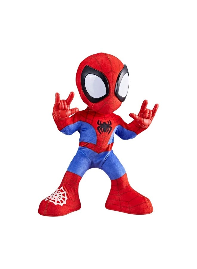 Disney لعبة دمى تفاعلية سبايدي وأصدقائه المدهشين من ديزني جونيور مارفل - سبايدي للرقص والزحف (25 سم) - Image 3