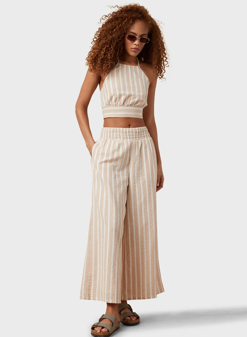 امريكان ايجل Wide Leg High Waist Pants