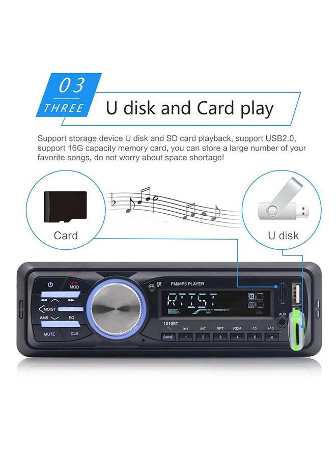NIBEMINENT - Lcd Car Bluetooth Mp3 Player Audio Host Radio 1010Bt Fm Transmitter - Image 1