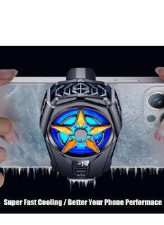 Excefore Semiconductor Phone Cooler, Phone Cooling Fan for iPhone Android Smartphones, Mobile Phone Radiator Heatsink with LED Temperature Display (Cooler Only)  - Image 4